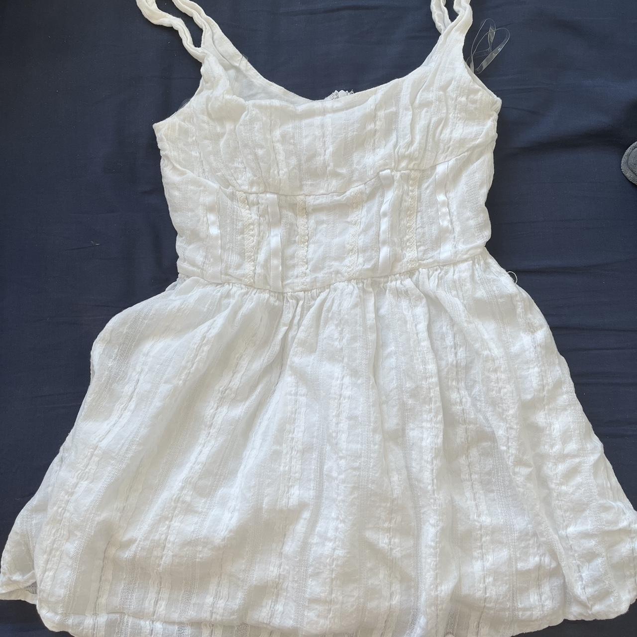 Lorinda mini dress from princess Polly. White mini... - Depop