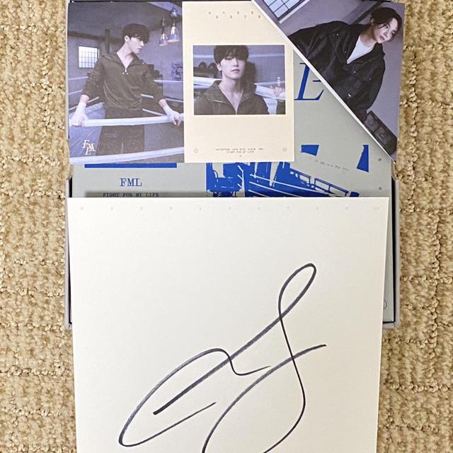 Seventeen FML Signed Postcard the8 Minghao Woozi | Depop