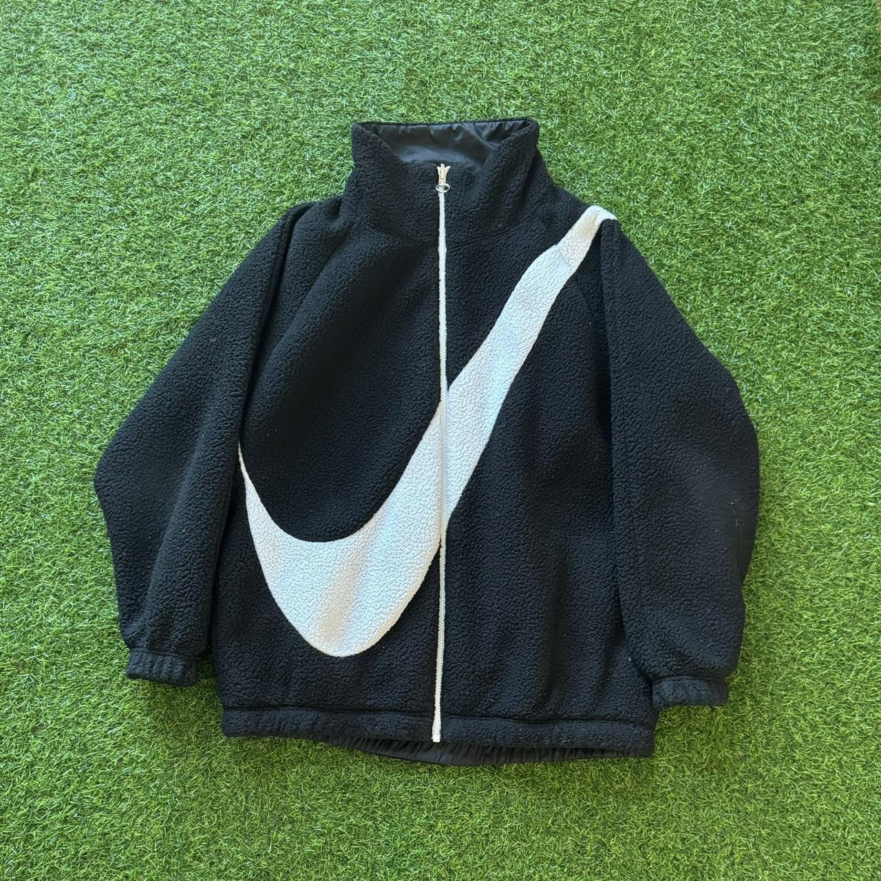 nike swoosh fleece jacket