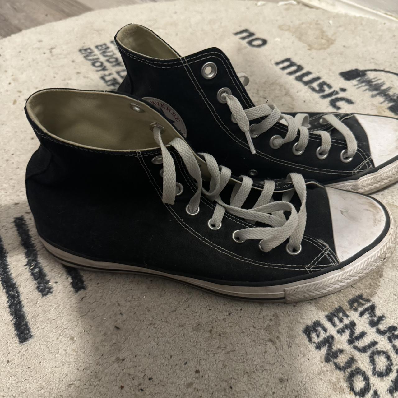 Mens black converse size hot sale 9