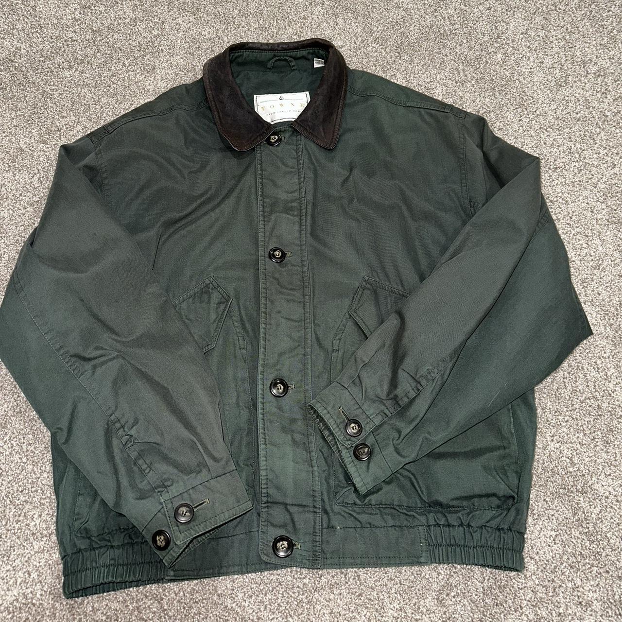 London fog jacket with some wear on collar, no size... - Depop