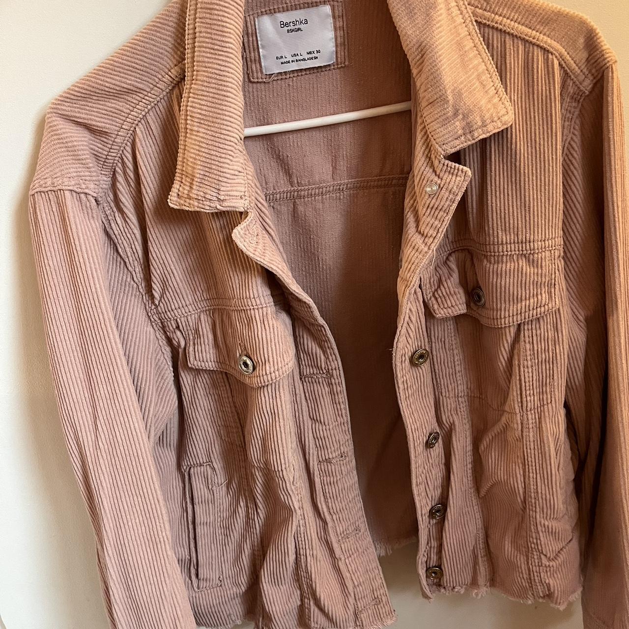 Corduroy on sale jacket bershka