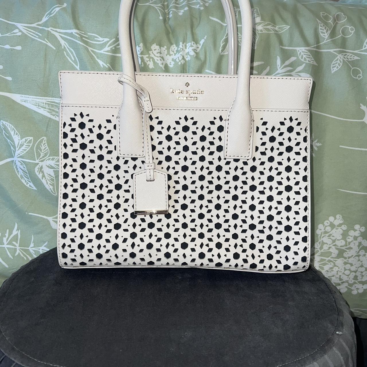 kate spade new york Cameron Street Perforated Candace Satchel Bag