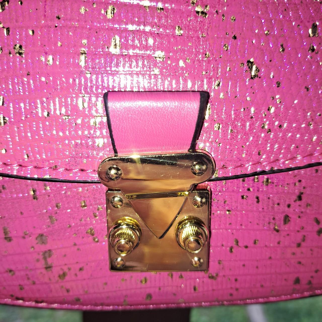 NWOT Barbie Pink Sparkly top handle bag This bag is - Depop