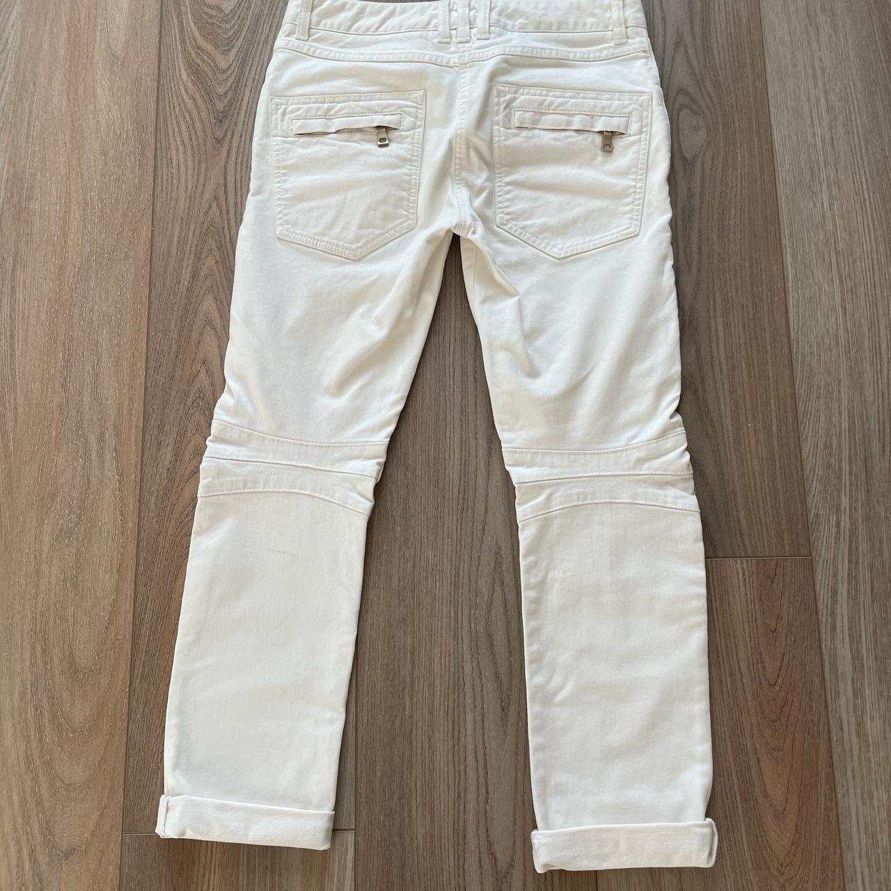 Balmain store jeans white