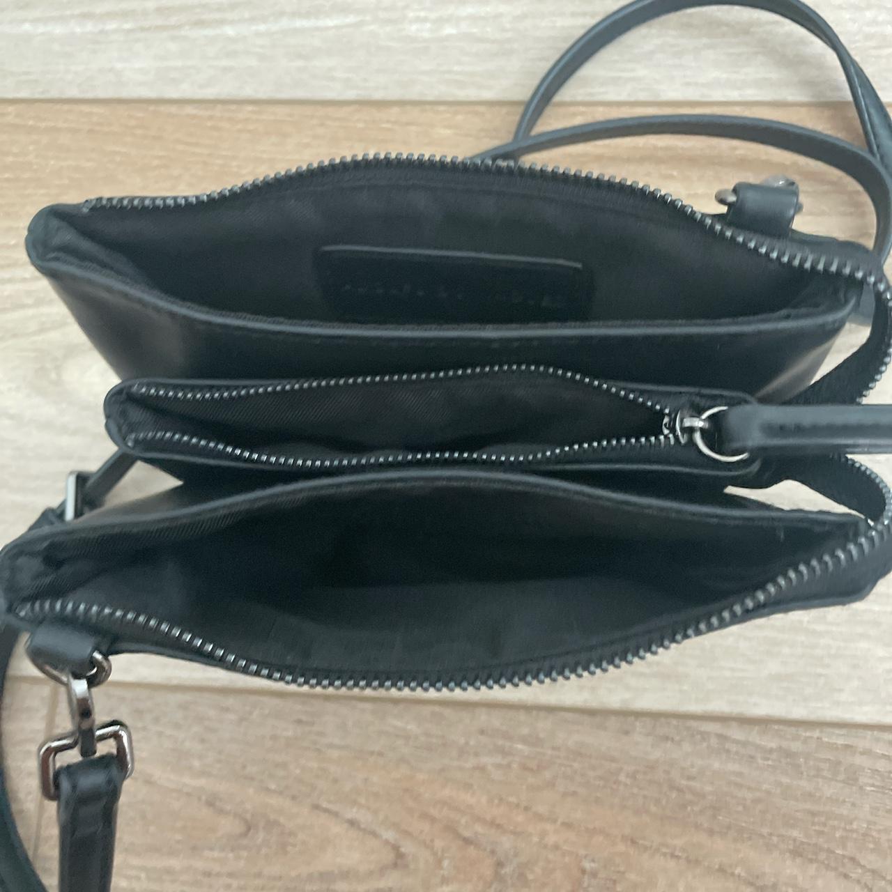 Adolfo Dominguez shoulder black bag Never used.... - Depop