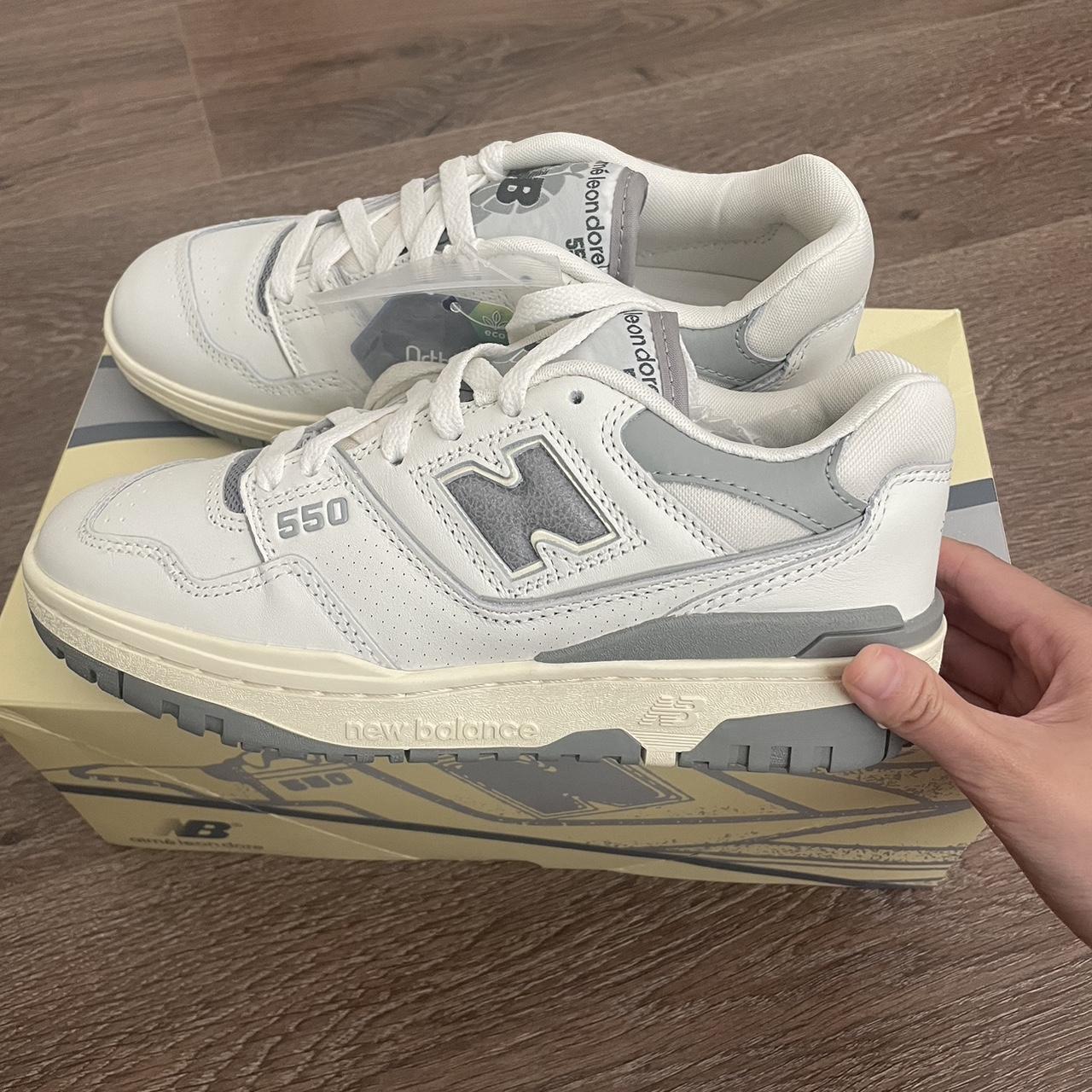 new balance 550 aimé leon dore white grey
