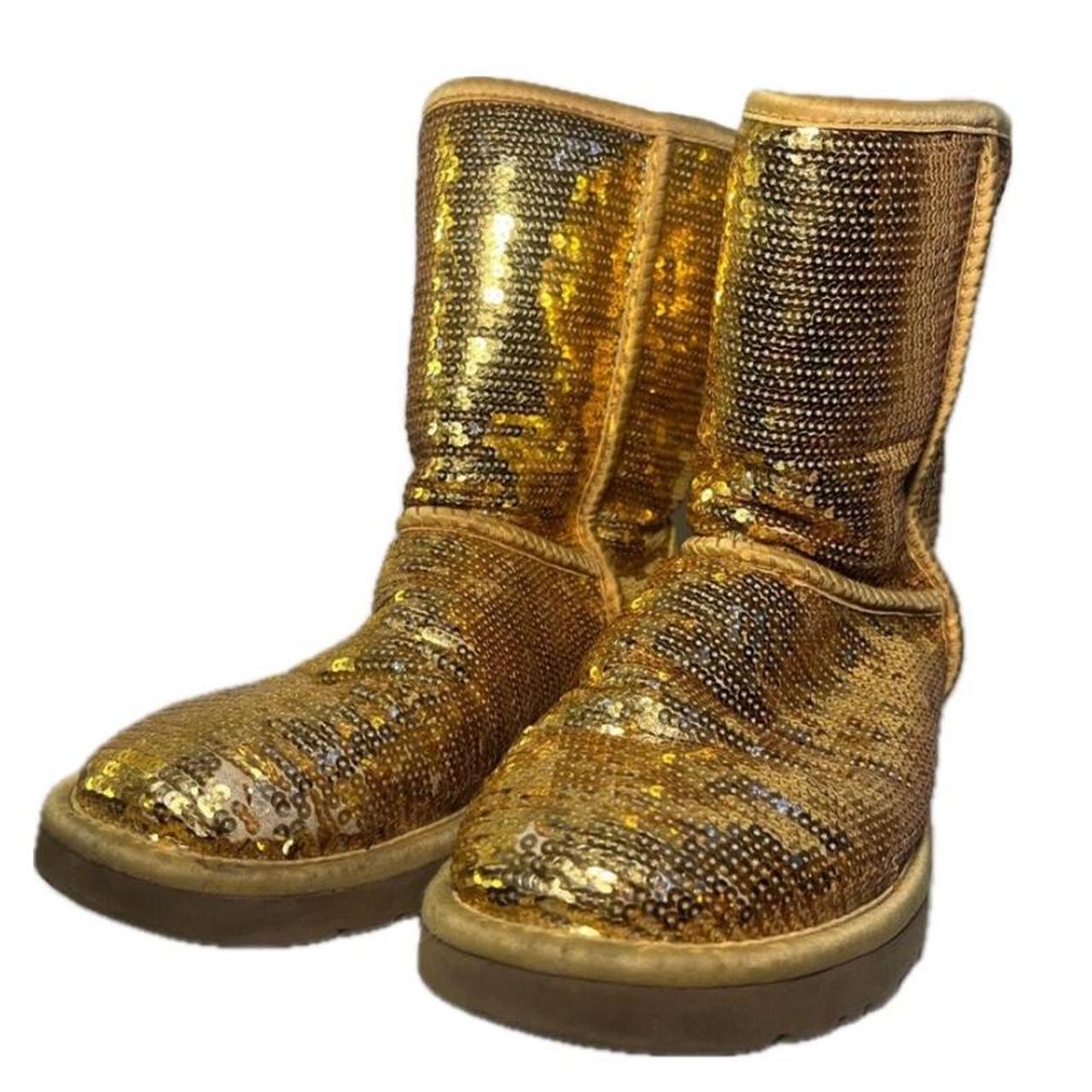 Gold sequin uggs hotsell