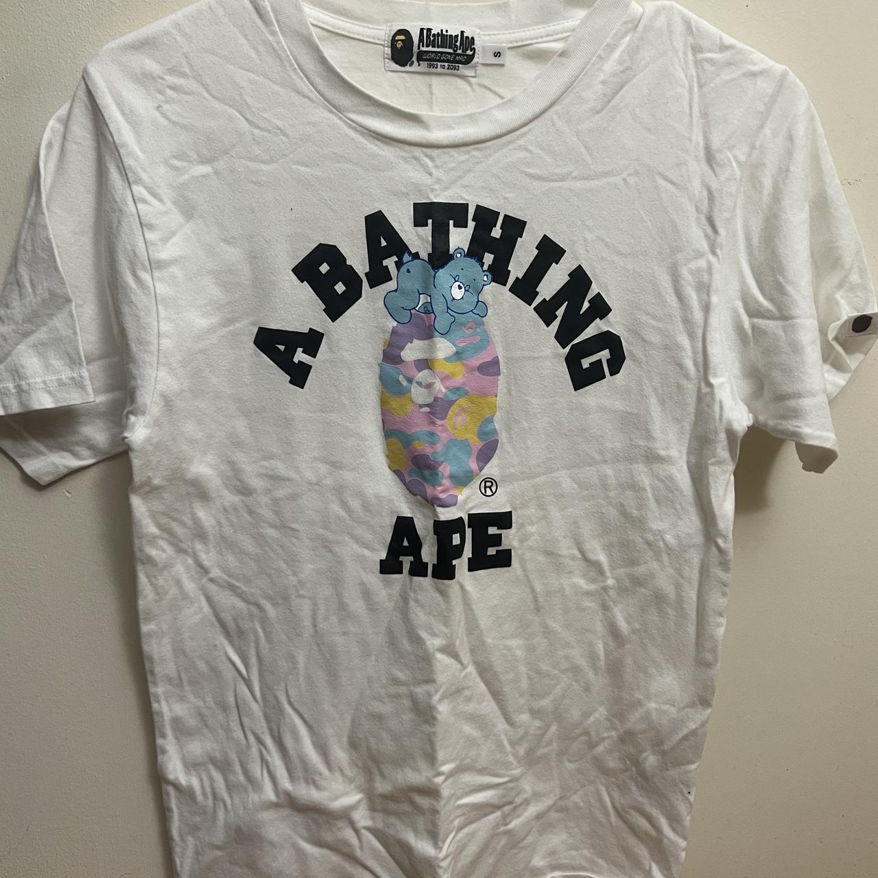 BAPE New Multi Camo College Tee White