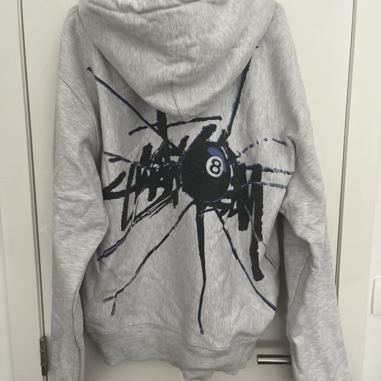 Stussy - Shattered Zip Hoodie - Ash Heather | Depop Stussy - Shattered Zip Hoodie - Ash Heather | Depop