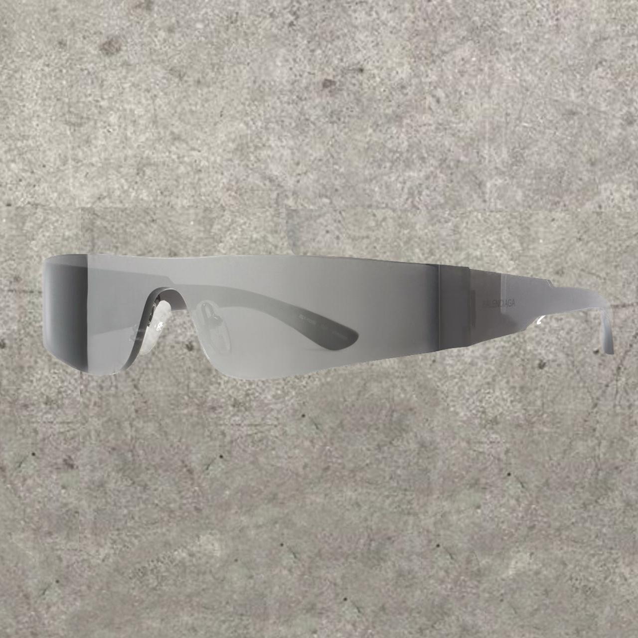 Balenciaga mono clearance rectangle sunglasses