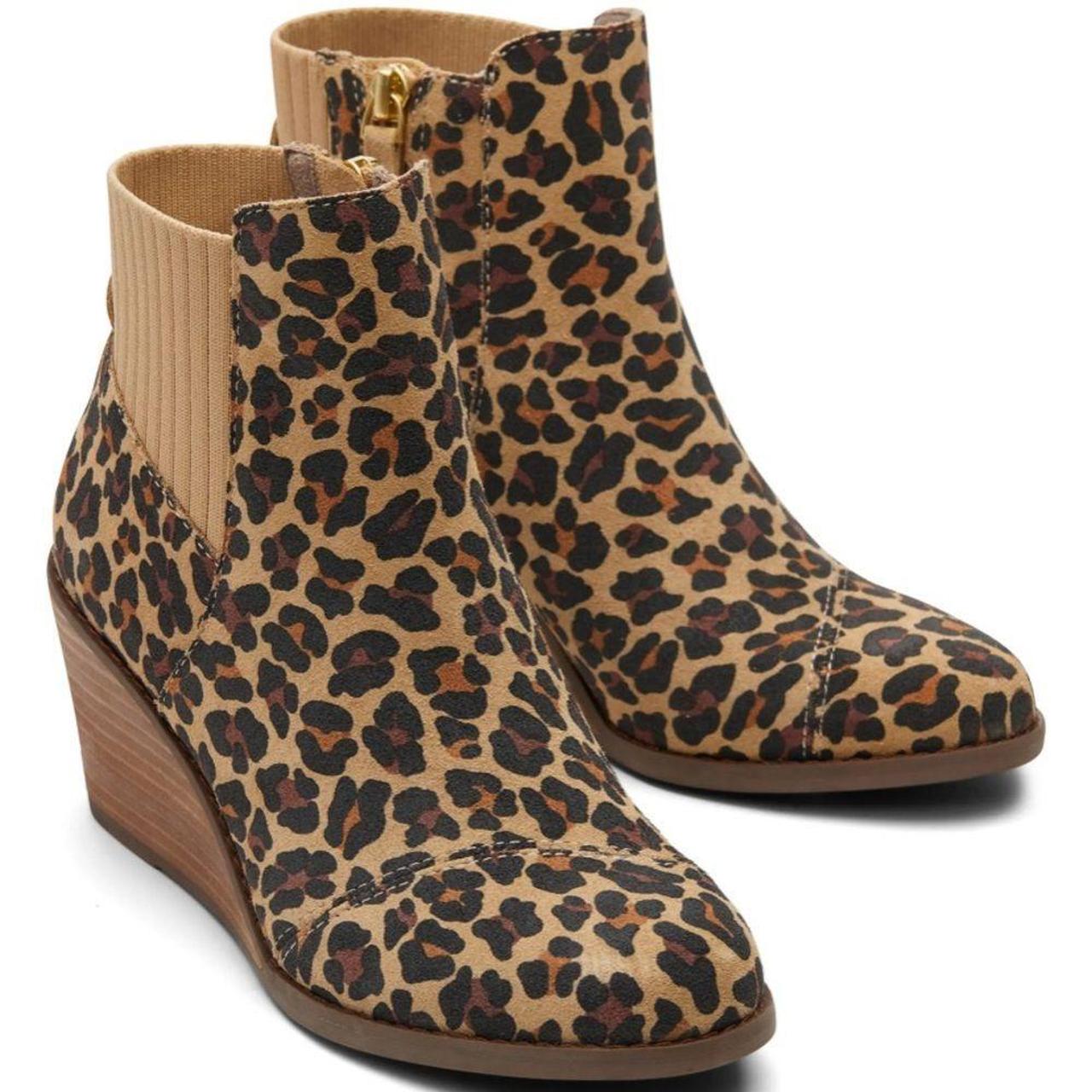 Leopard print booties size on sale 11