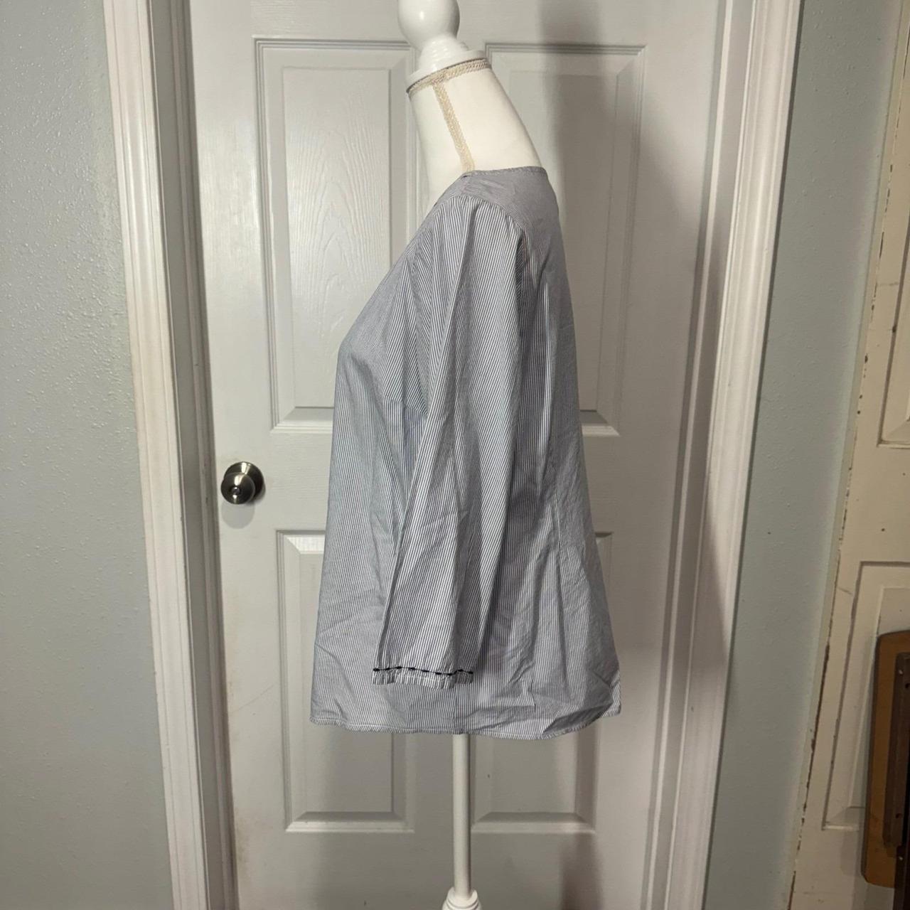 Basic Editions Women's Blouse - Blue - S – Basic … - image 6