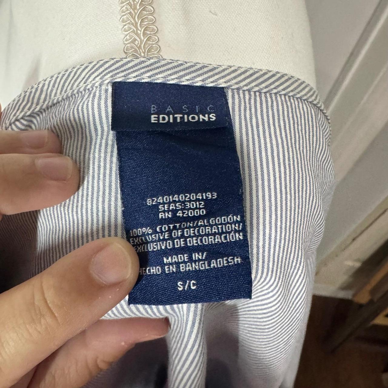 Basic Editions Women's Blouse - Blue - S – Basic … - image 8