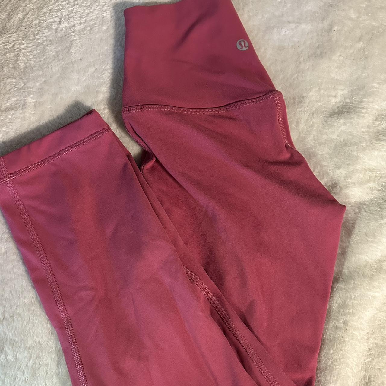 LULU ALIGN 21” - size 0 - color: pink lychee Never worn - Depop