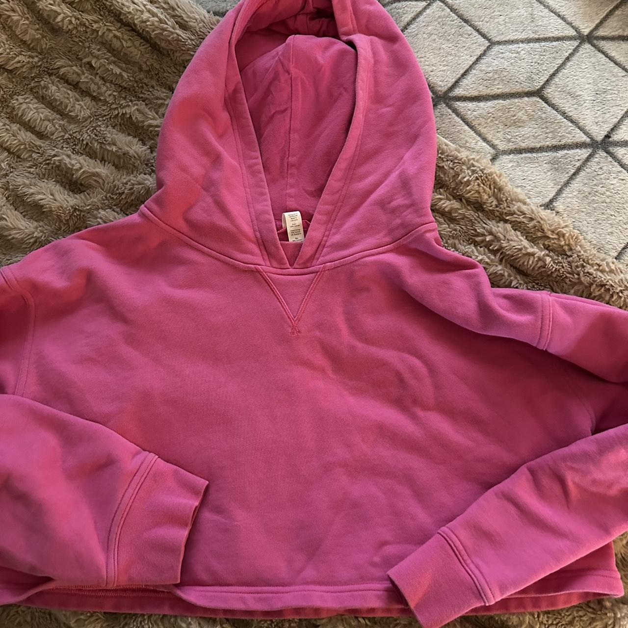 Lululemon cropped hoodie - size 12 but it’s not very... - Depop