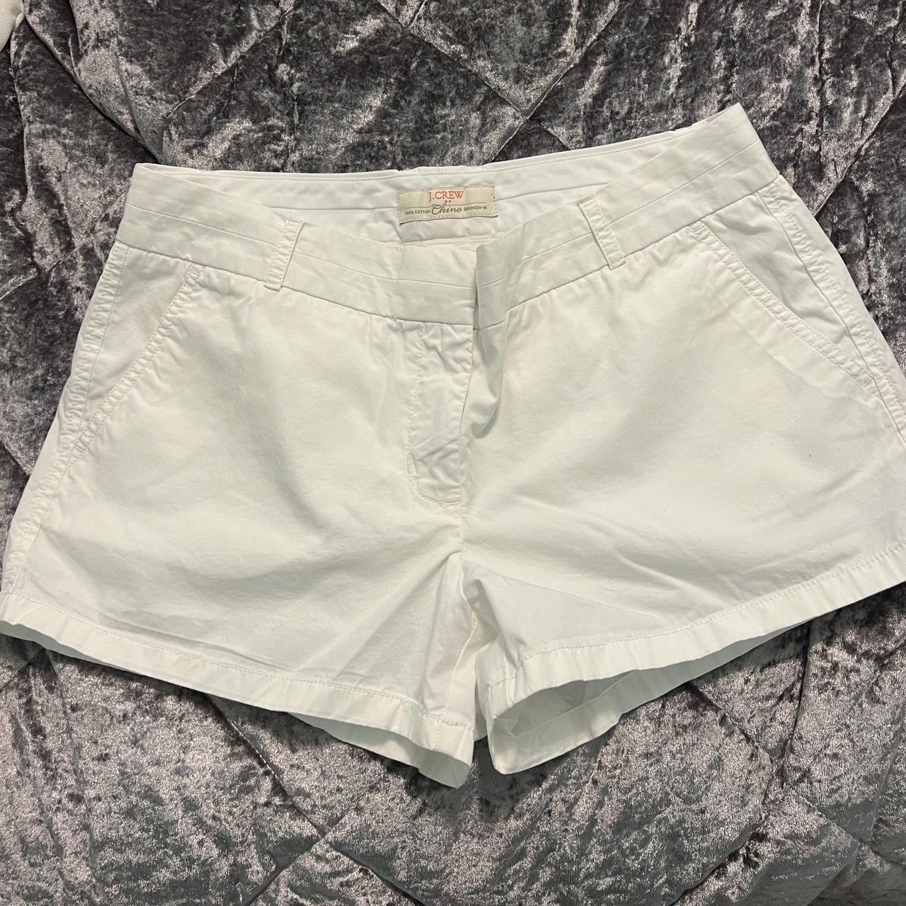 J.Crew Women's White Shorts | Depop