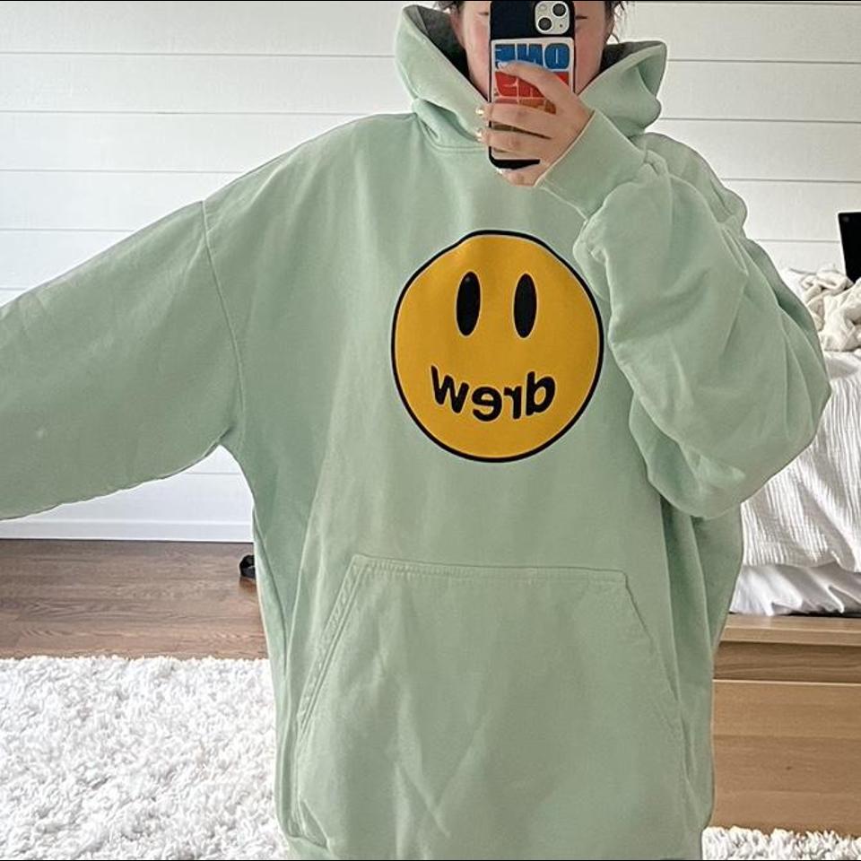 Aqua DREW house hoodie. Very rare aqua color Depop