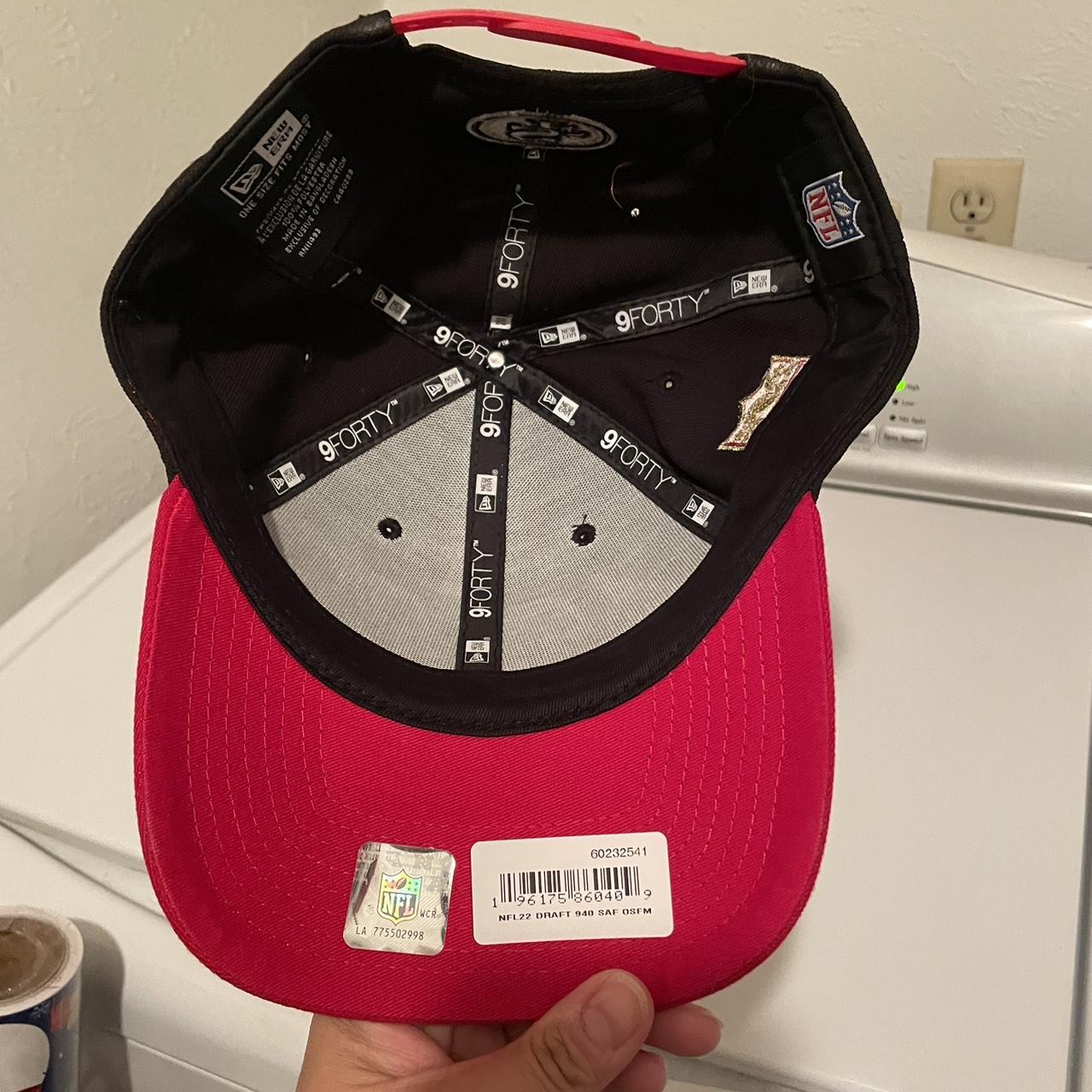 Men's New Era Black/Scarlet San Francisco 49ers 2022 NFL Draft