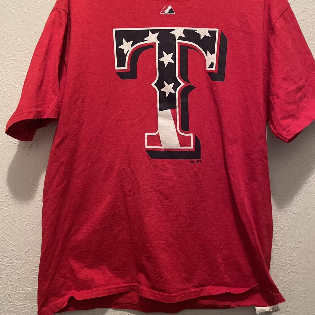 Y2K Rangers Texas Majestic t-shirt Size: L P2P: - Depop