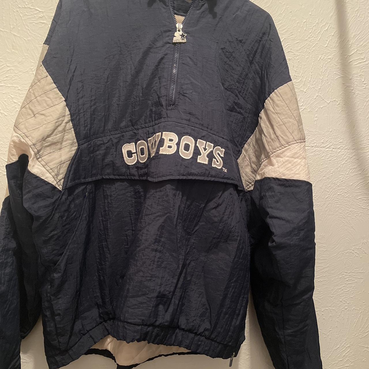 Dallas Cowboys Pullover Starter Jacket