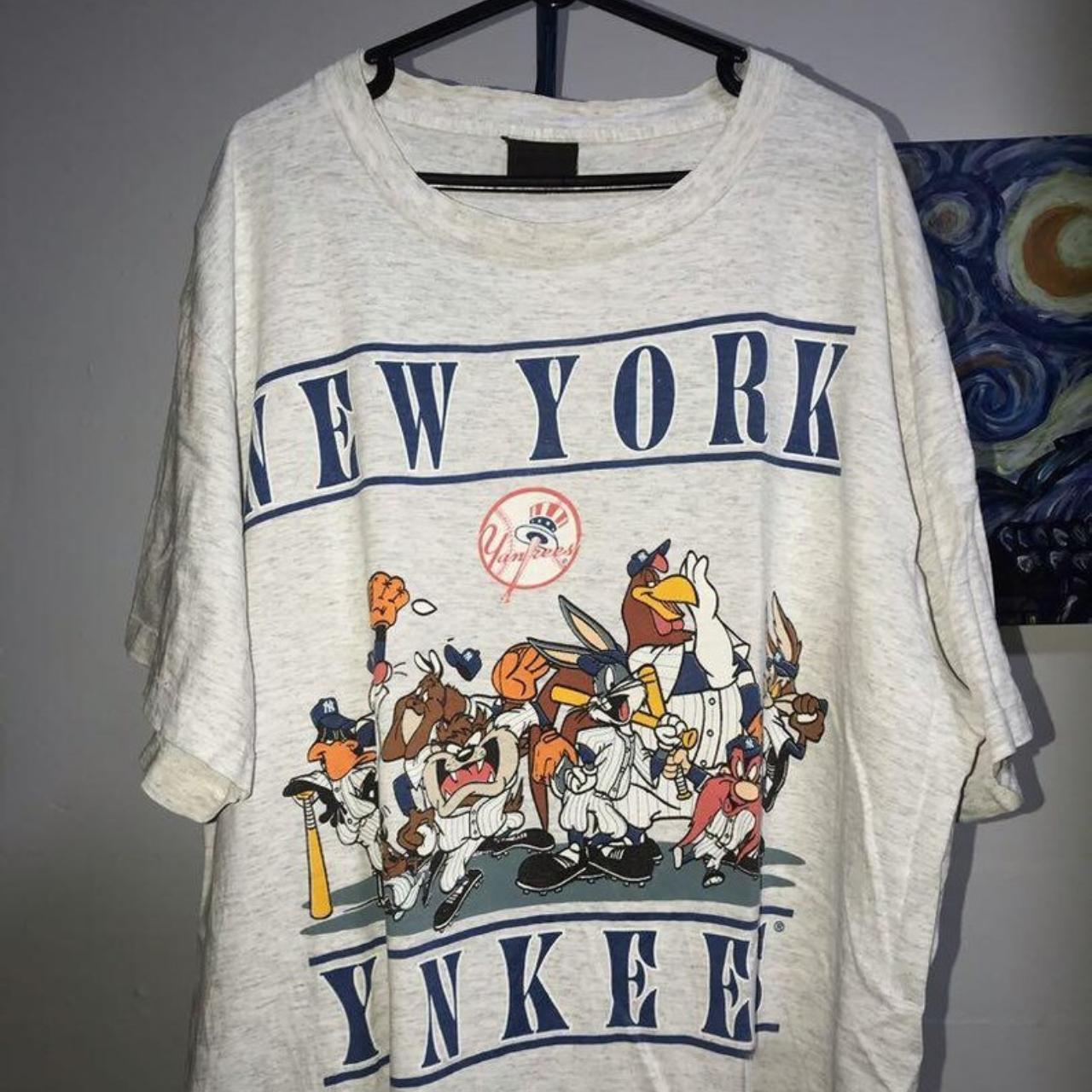 Yankees Long Sleeve Sweater Woman's Large Like new - Depop