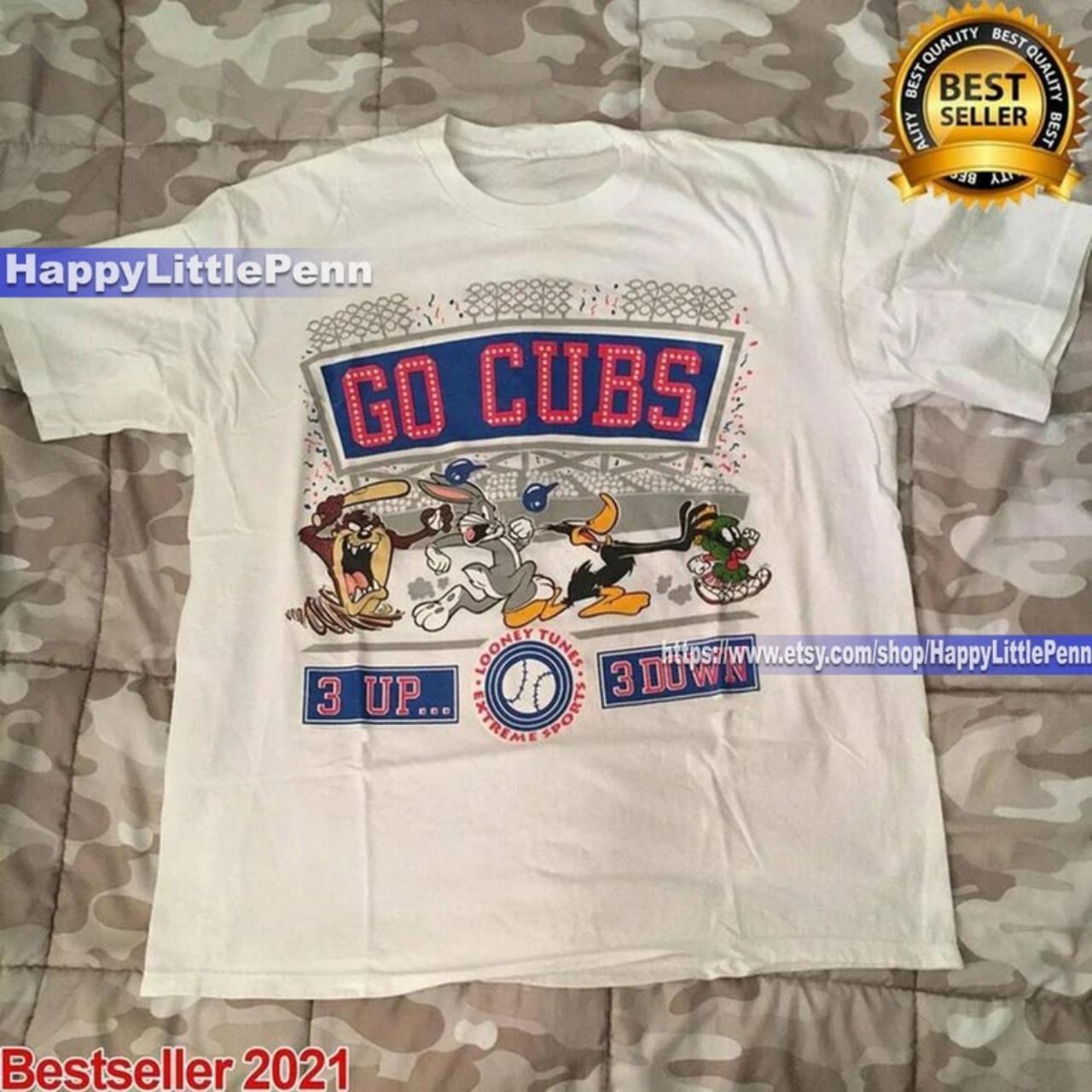 Shirts, Vintage Chicago Cubs Looney Tunes Shirt Chicago Cubs Shirt World  Series
