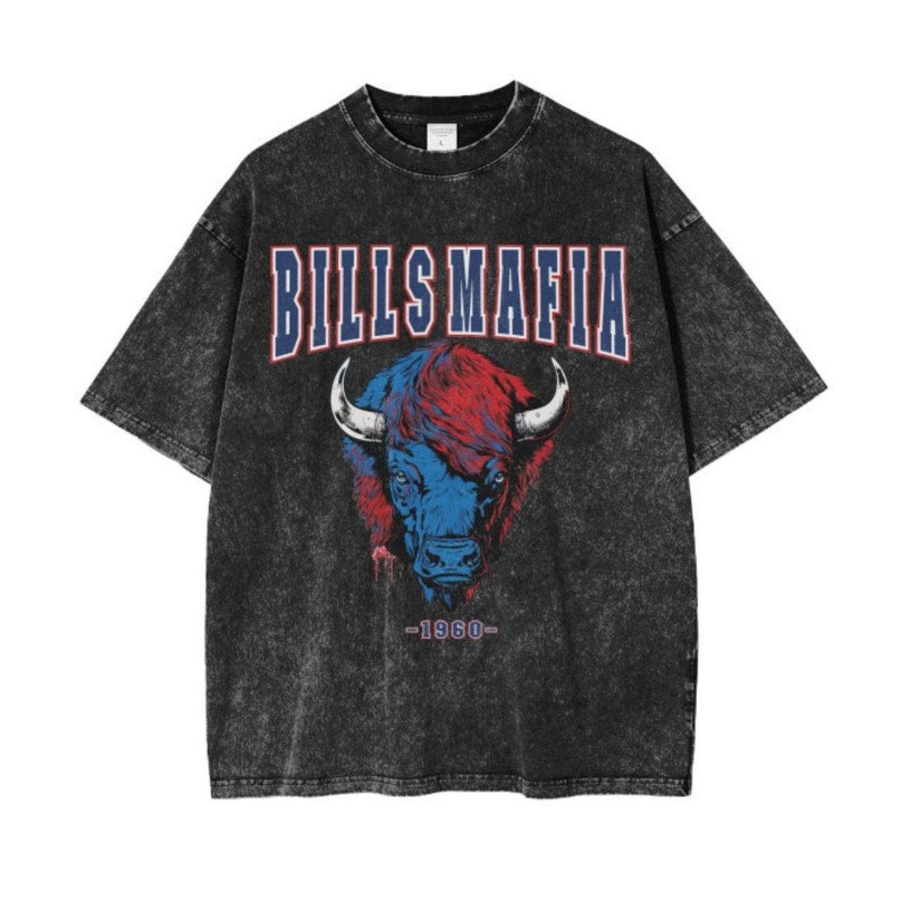 Gildan, Shirts, Buffalo Football And Chicken Wings Bills Mafia Black  Unisex T Shirt