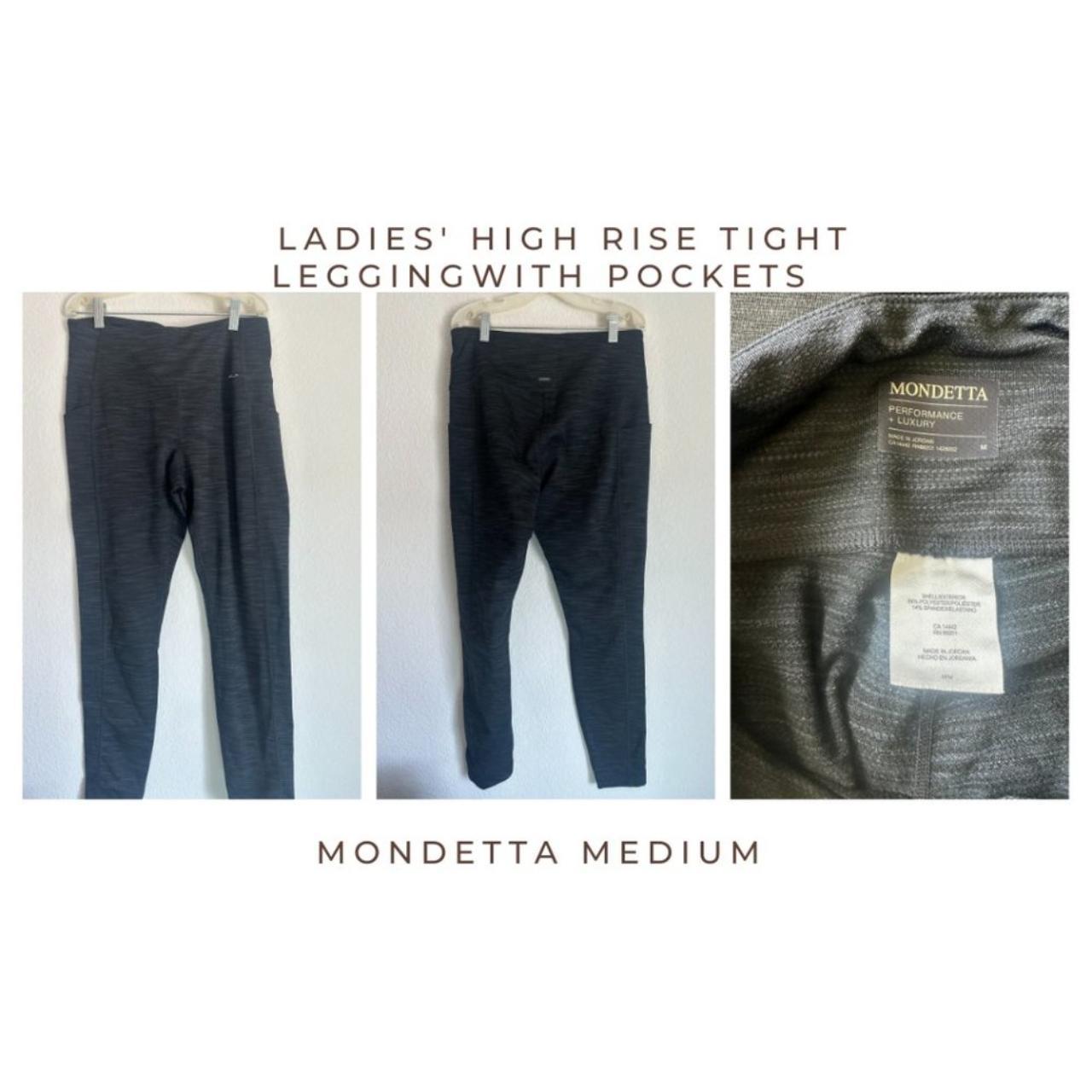 Mondetta Ladies' High Rise Tight Legging with - Depop