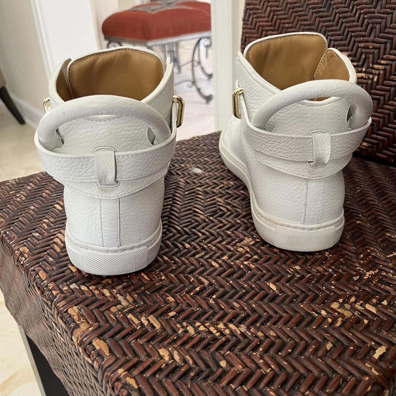 White Buscemi Sneakers Size 11 Depop