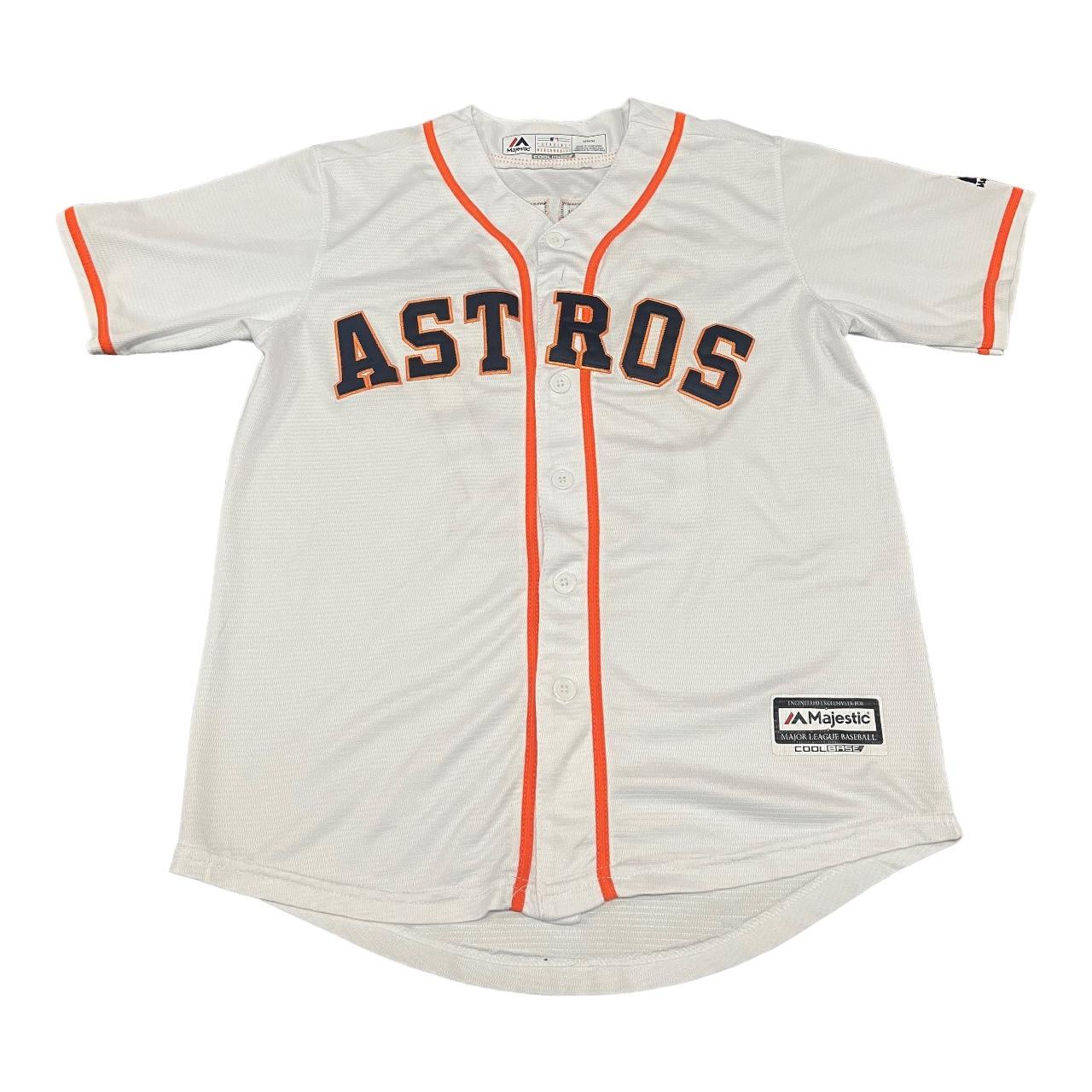 Houston Astros Jose Altuve Majestic Authentic World - Depop
