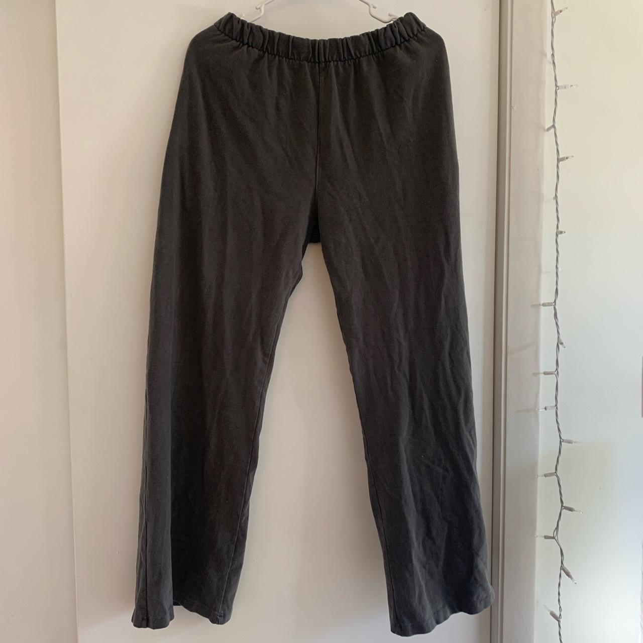 Brandy Melville dark grey flare sweatpants Never... Depop