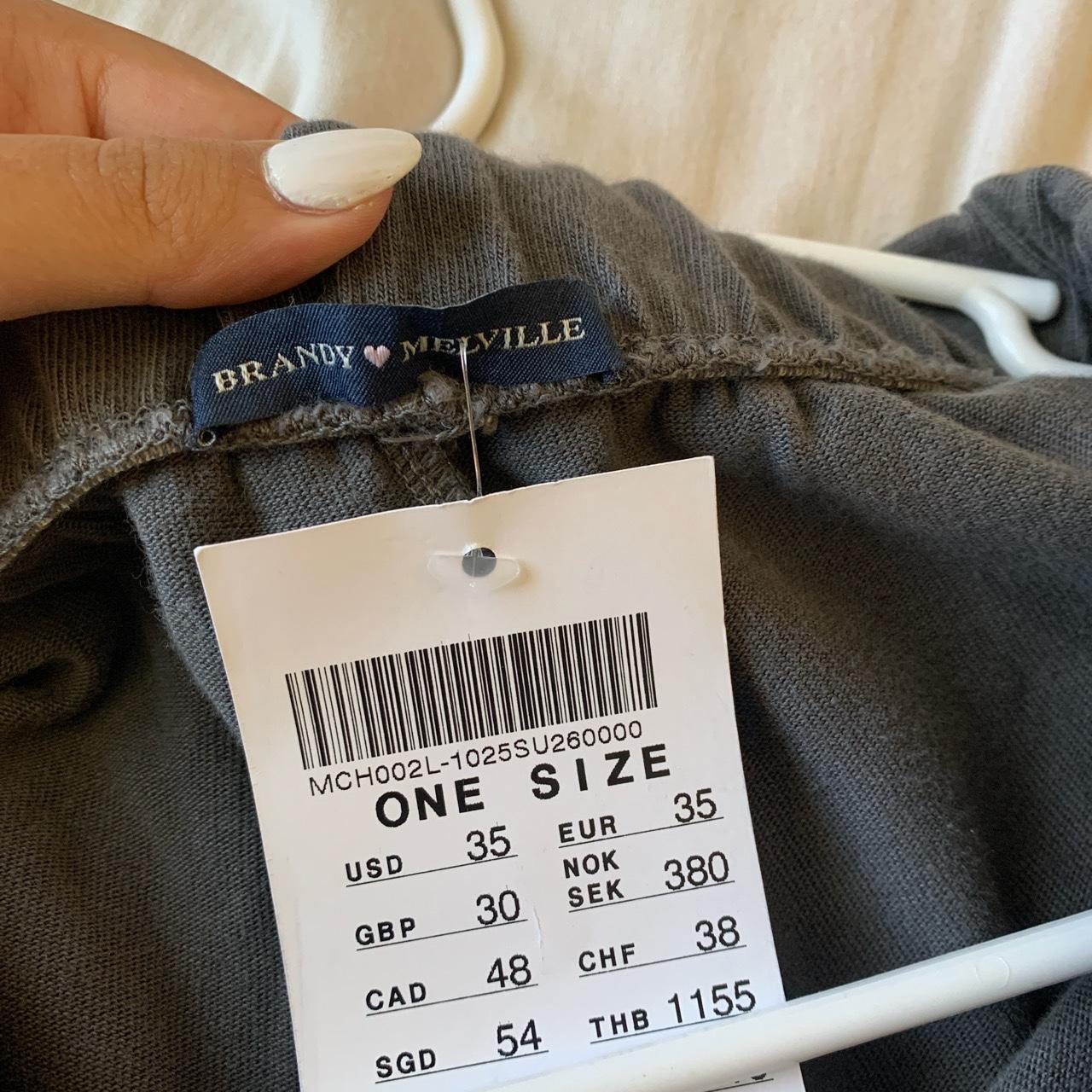 Brandy Melville dark grey flare sweatpants Never... Depop