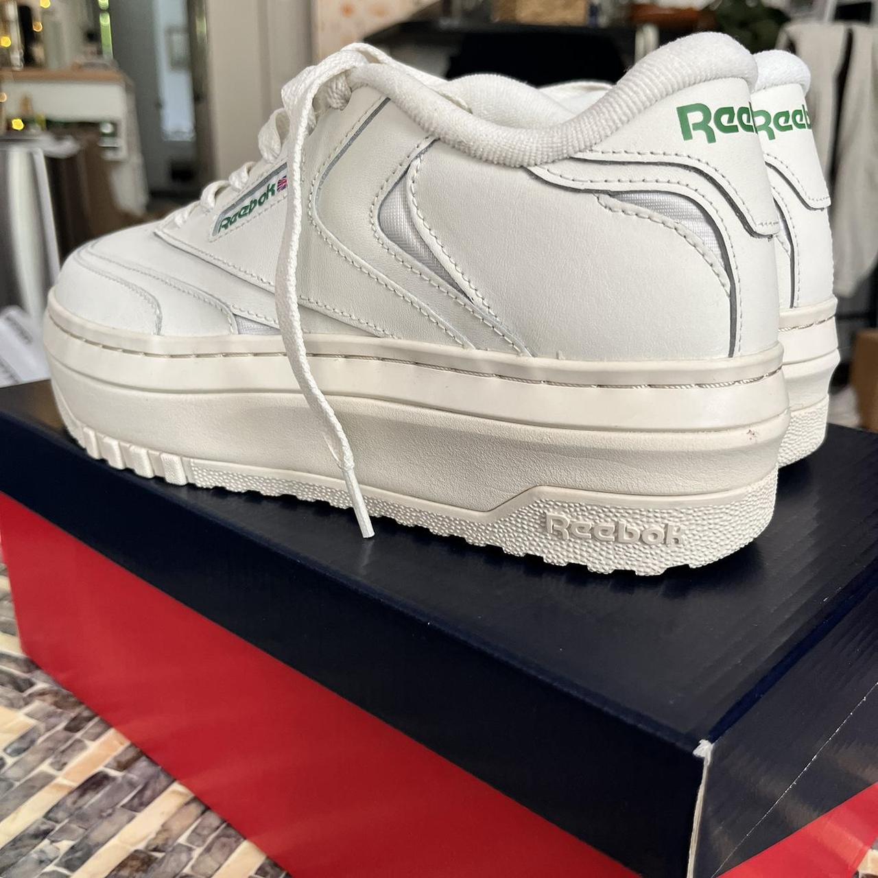 reebok cream trainers