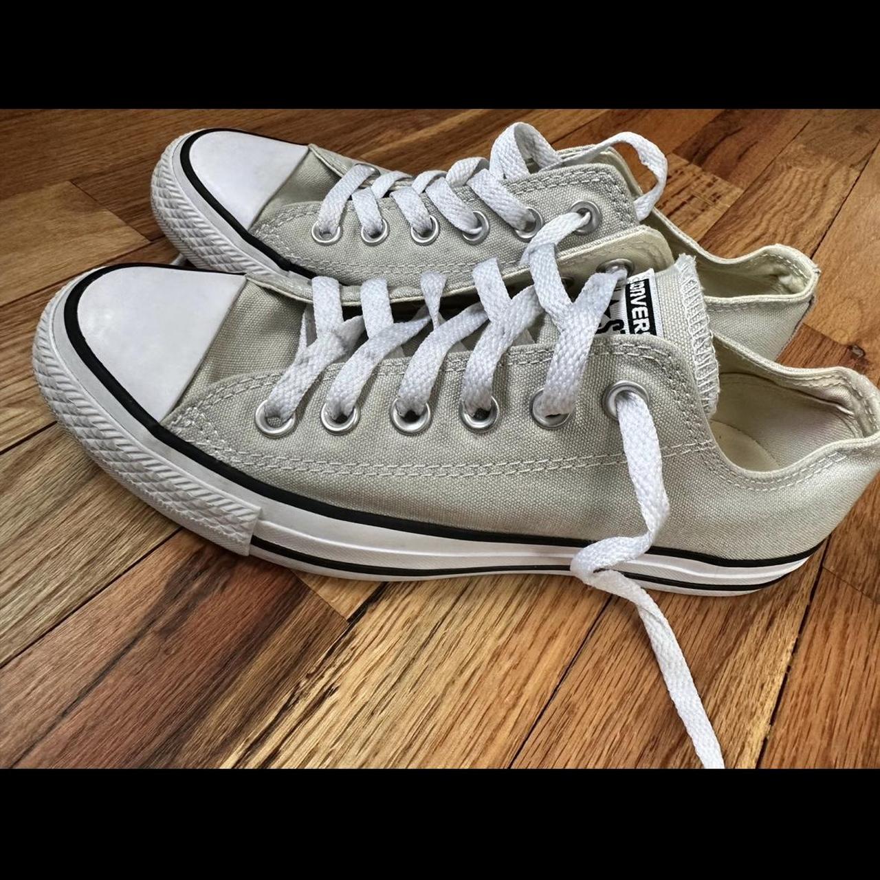 Light gray converse outlet shoes