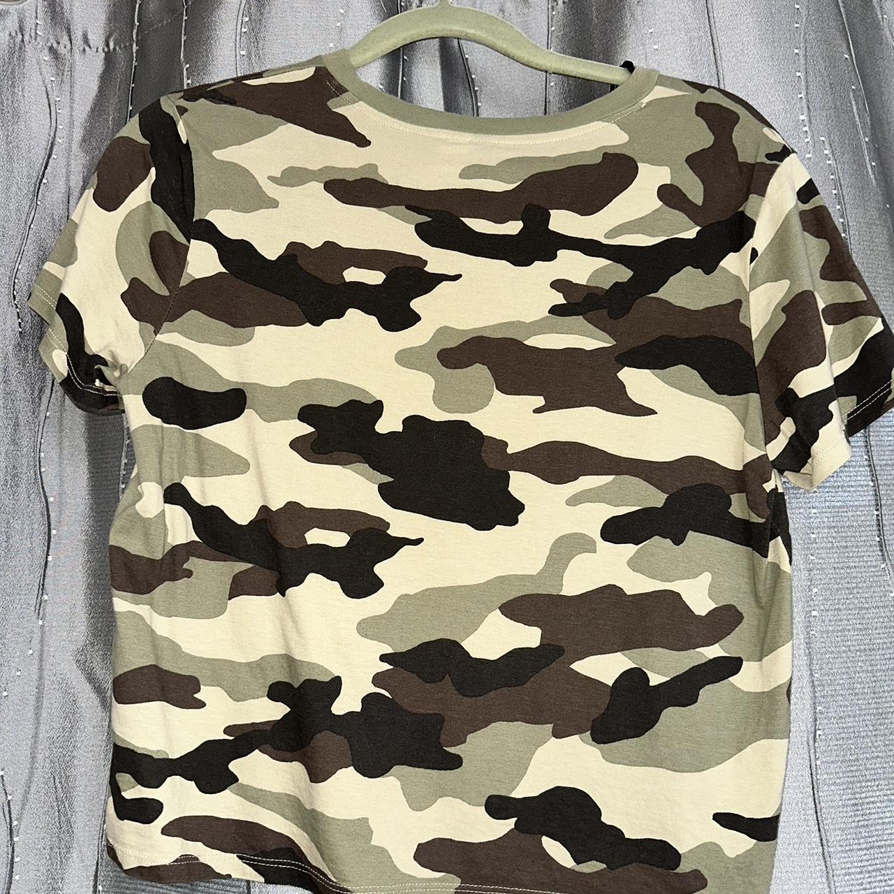 Camouflage tshirt From H M Size Medium