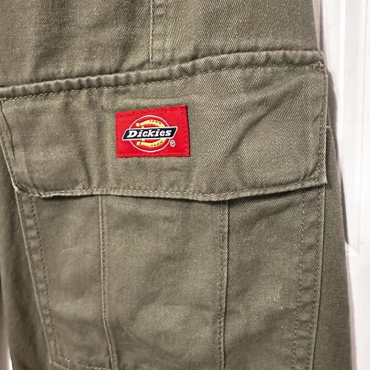 Green Dickies Cargo Pants -“button” on the left is... - Depop