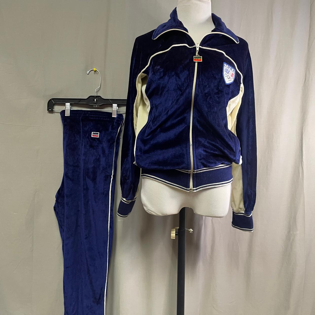 1984 USA OLYMPICS VINTAGE LEVI'S VELOUR TRACK SUIT...