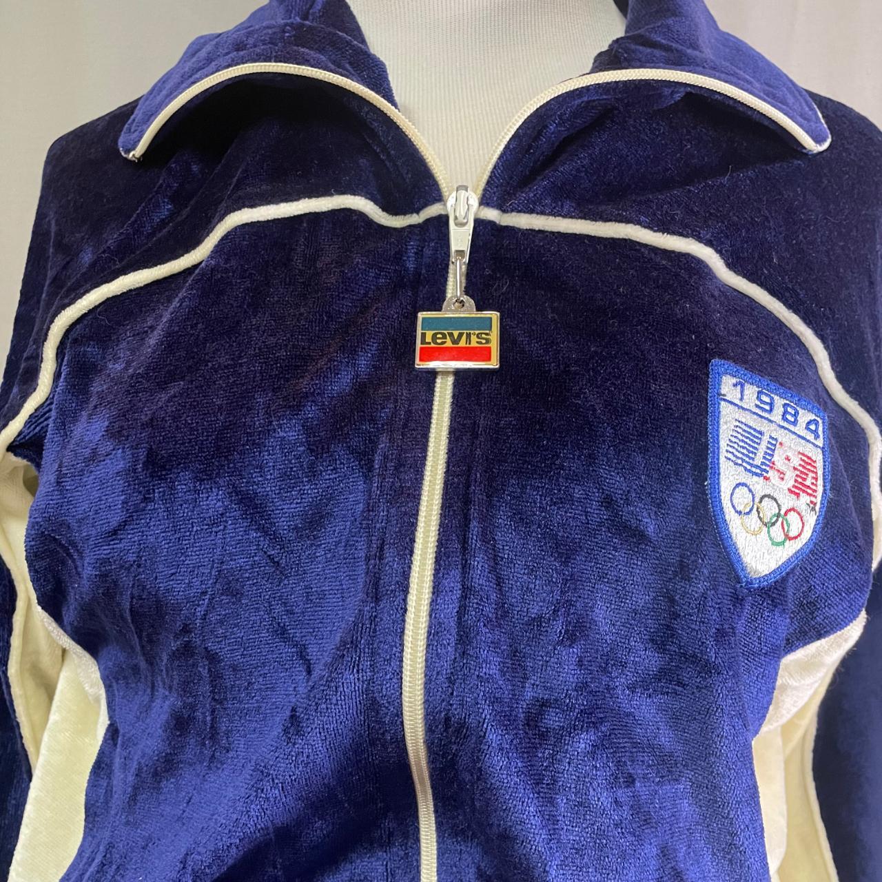 1984 USA OLYMPICS VINTAGE LEVI'S VELOUR TRACK SUIT...