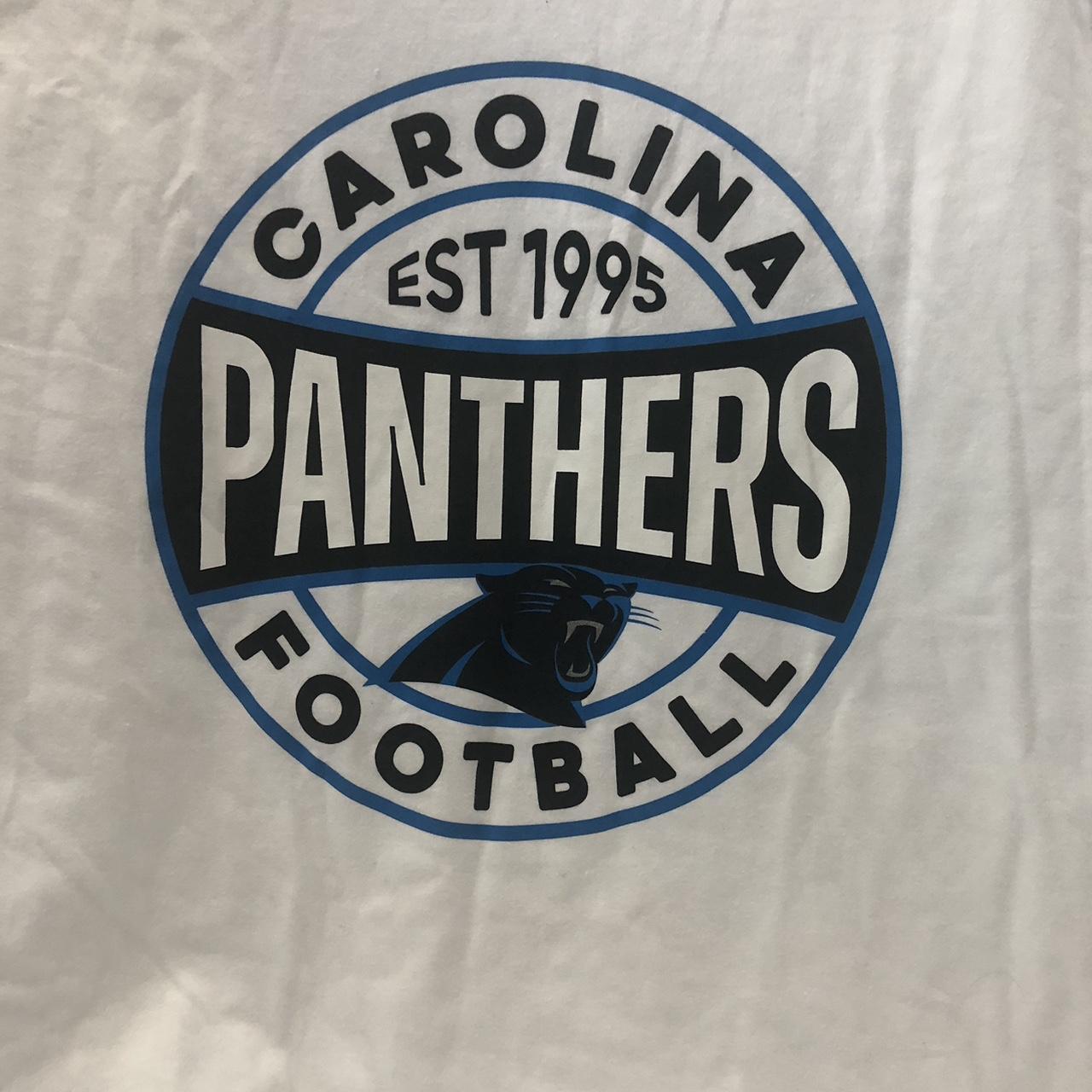 official nfl apparel carolina panthers jersey/shirt, - Depop