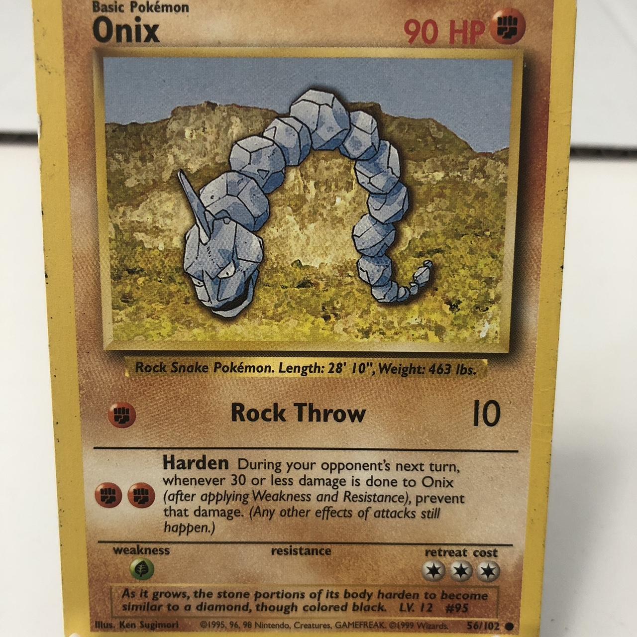 Onix AQ 98  Pokemon TCG POK Cards