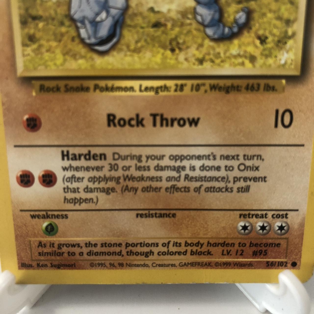 Onix AQ 98  Pokemon TCG POK Cards