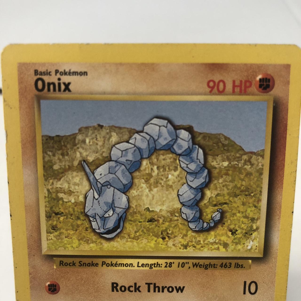 Pokémon TCG Onix Base Set 56/102 Regular Unlimited Common