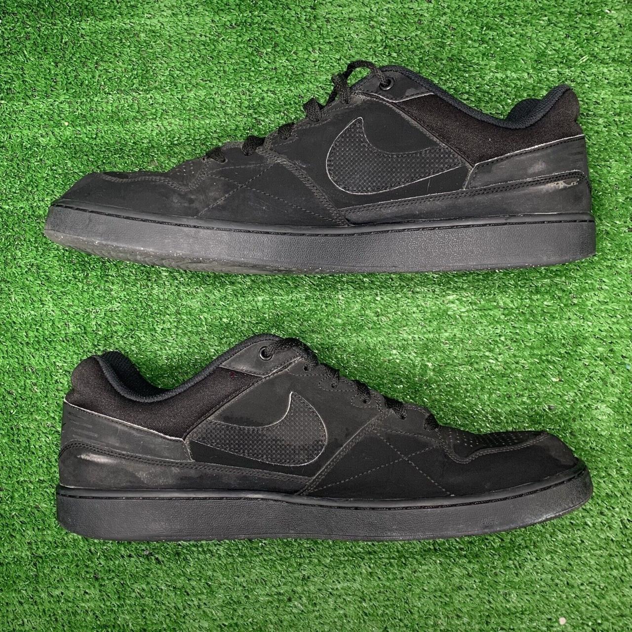 Nike Priority Low Triple Black 641894-090 Size... - Depop