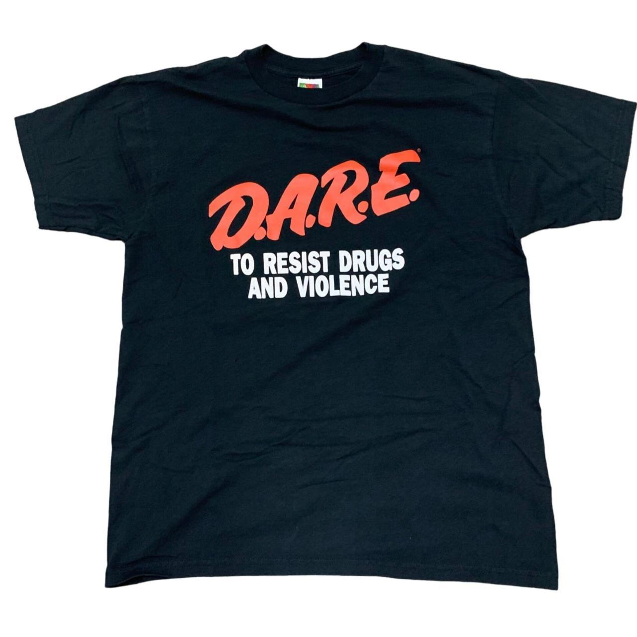 Authentic Vtg D.A.R.E. T-Shirt by Fruit of the Loom... - Depop