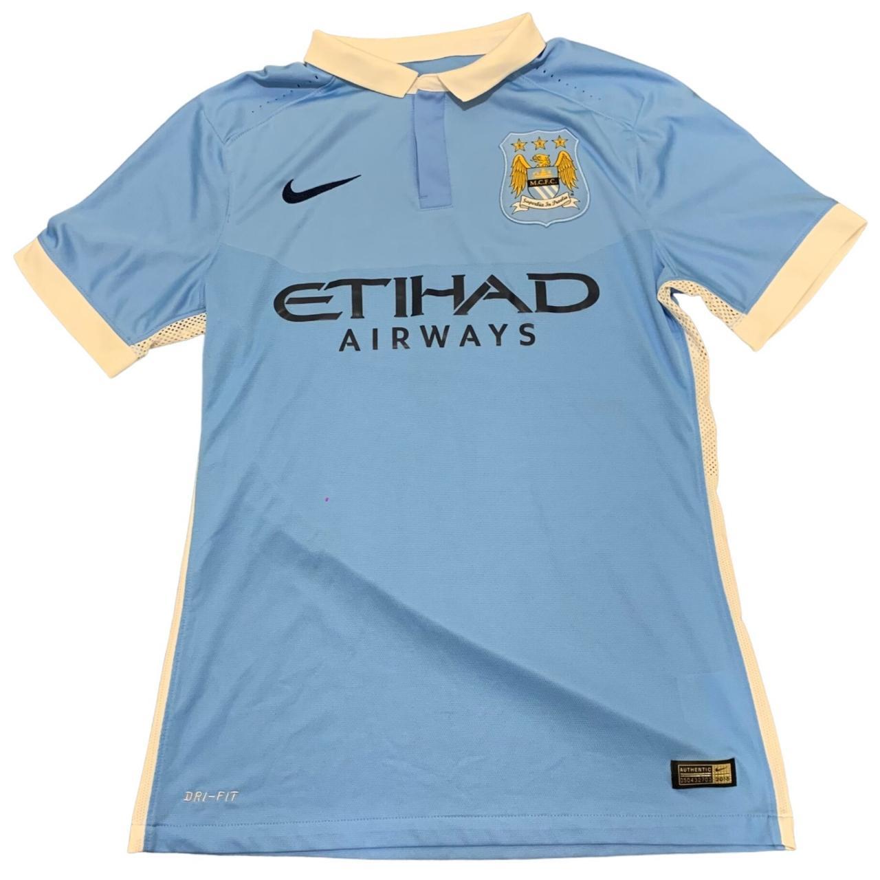 Official Nike Dri-Fit Manchester City Home Football... - Depop