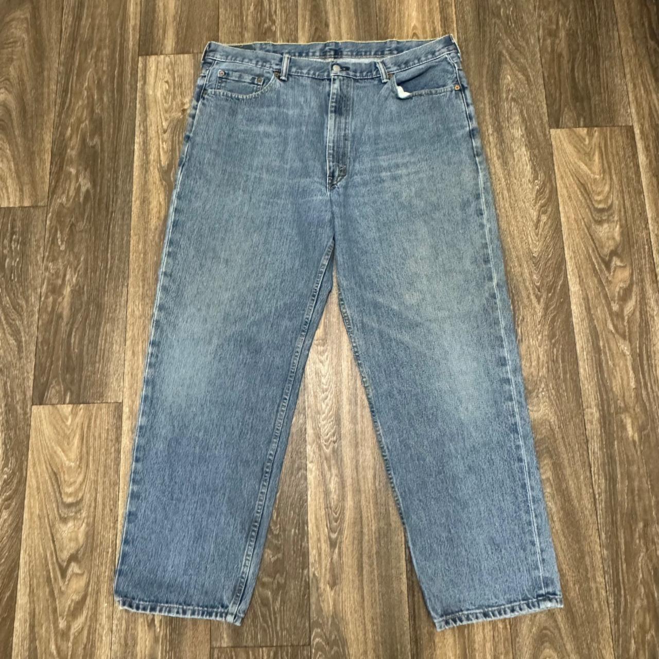 Levis 550 Jeans Mens 42x32 Medium Wash Relaxed Fit... - Depop