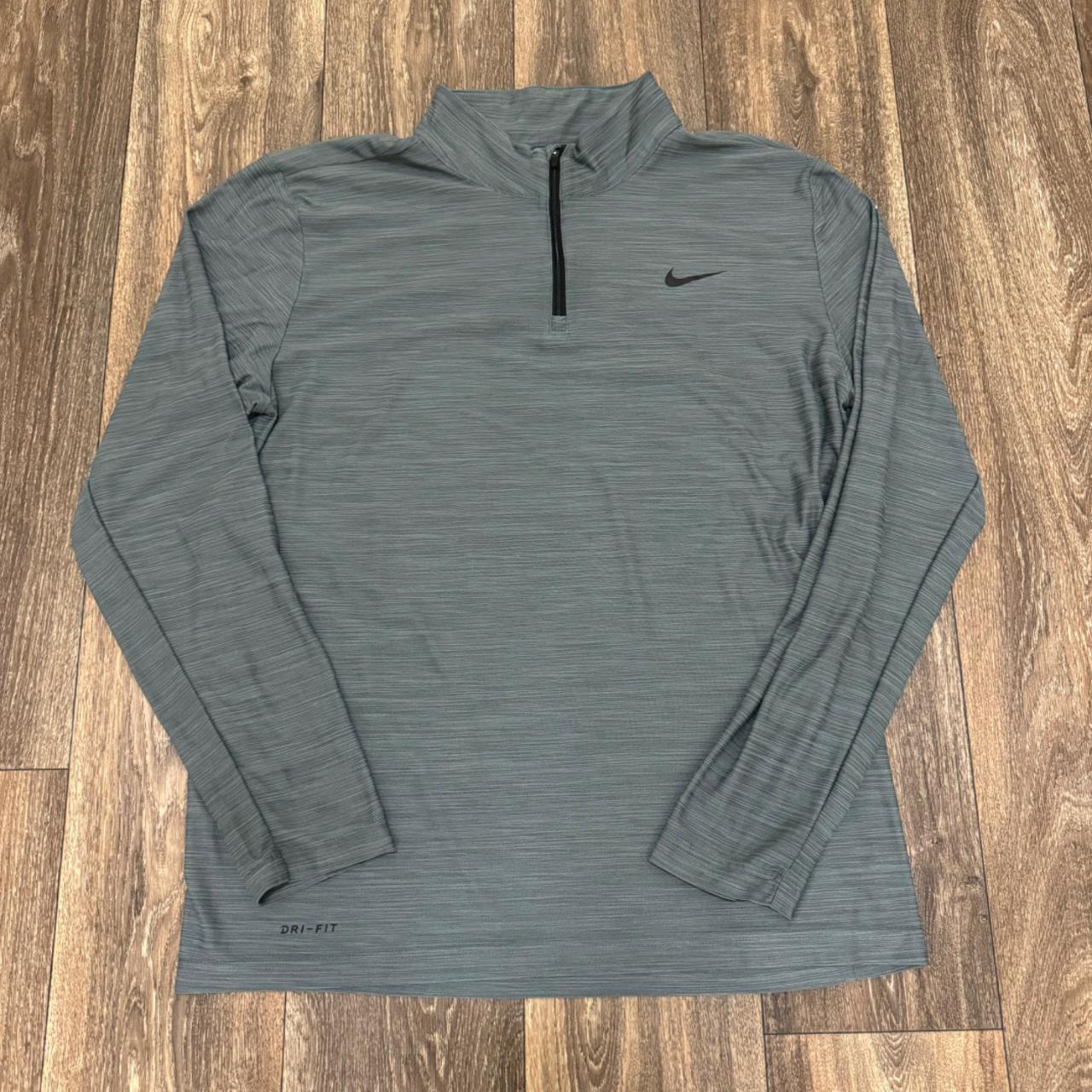 Nike Dri Fit 1 4 Zip Long Sleeve Running Pullover