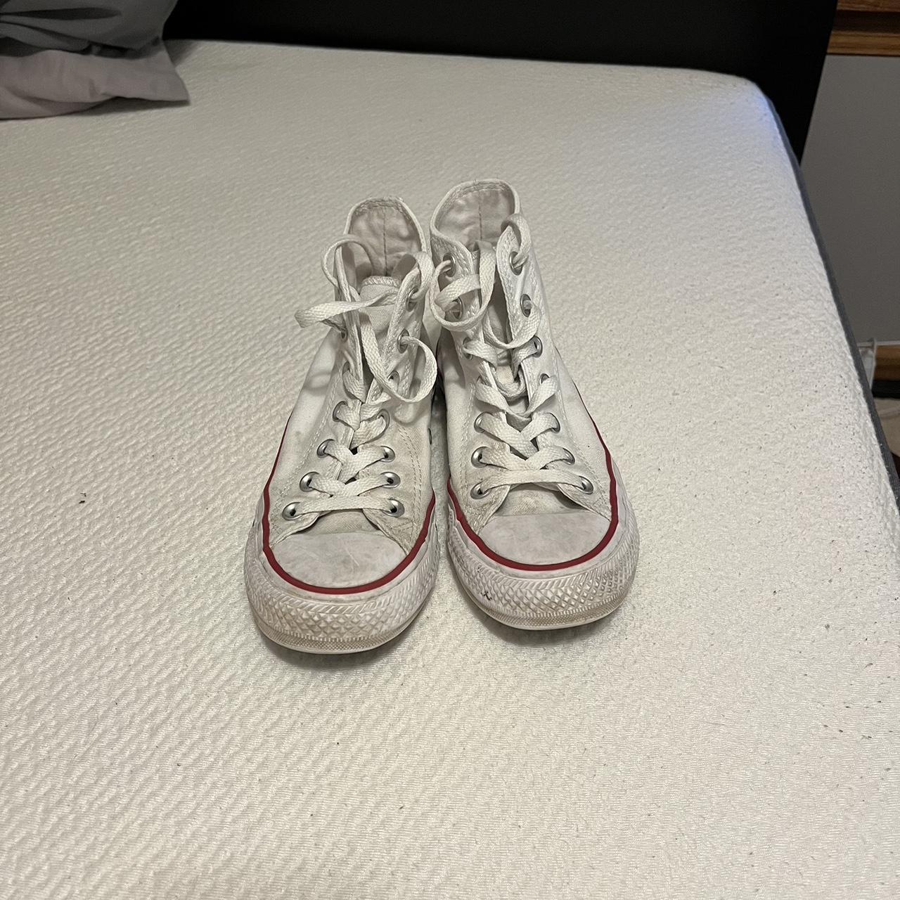 white converse size 4