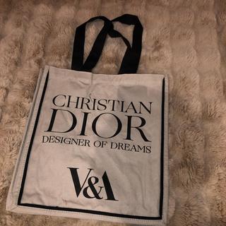 Dior V&A museum limited novelty tote bag ivory